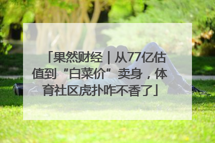 果然财经｜从77亿估值到“白菜价”卖身，体育社区虎扑咋不香了